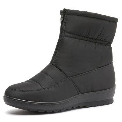 Afonia - Botas De Nieve Resistentes Al Agua Con Cremallera