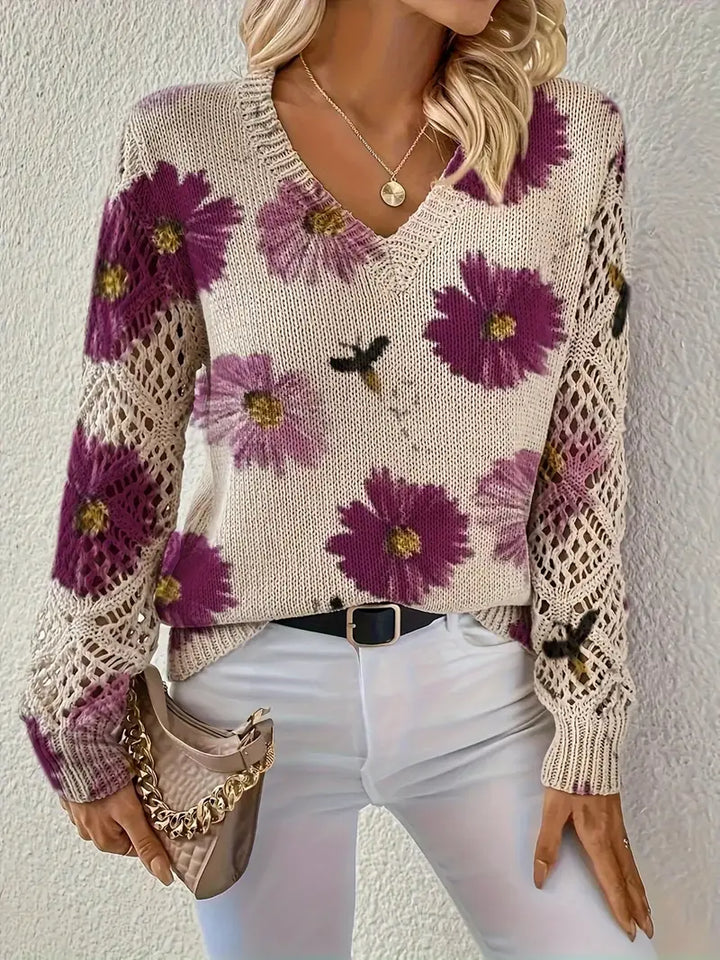 Tatyana - Elegante Cárdigan Con Cuello En V