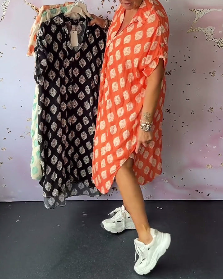 Dini - Vestido Elegante Con Cuello En V