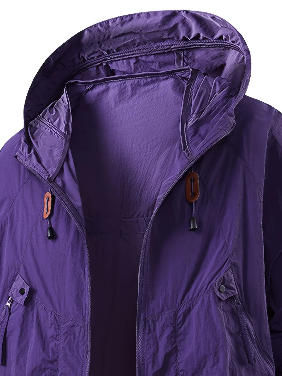 Vrenda - Chaqueta Con Capucha y Mangas Largas Con Bolsillo