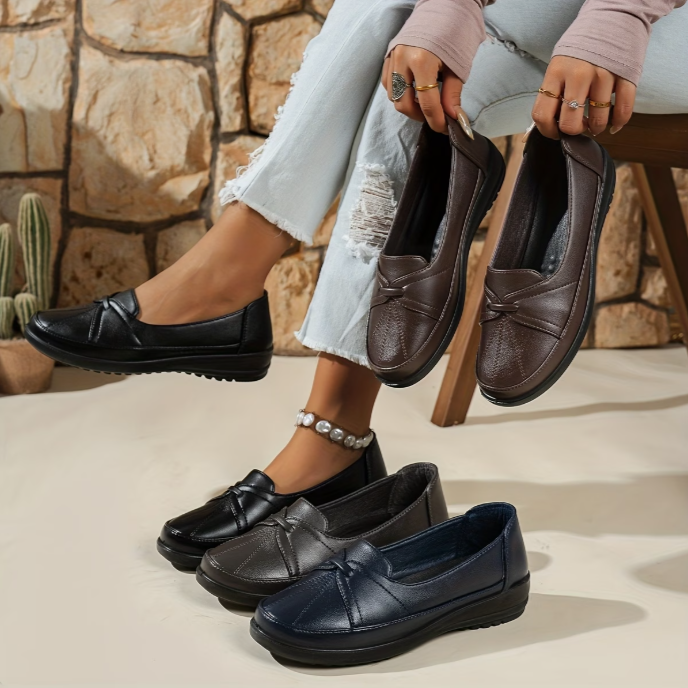 Logina - Mocasines De Imitación De Piel