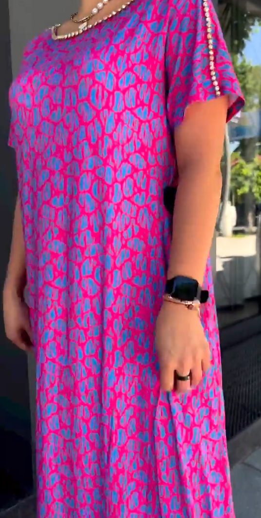Aspasia - Vestido Estampado Atrevido y Desenfadado