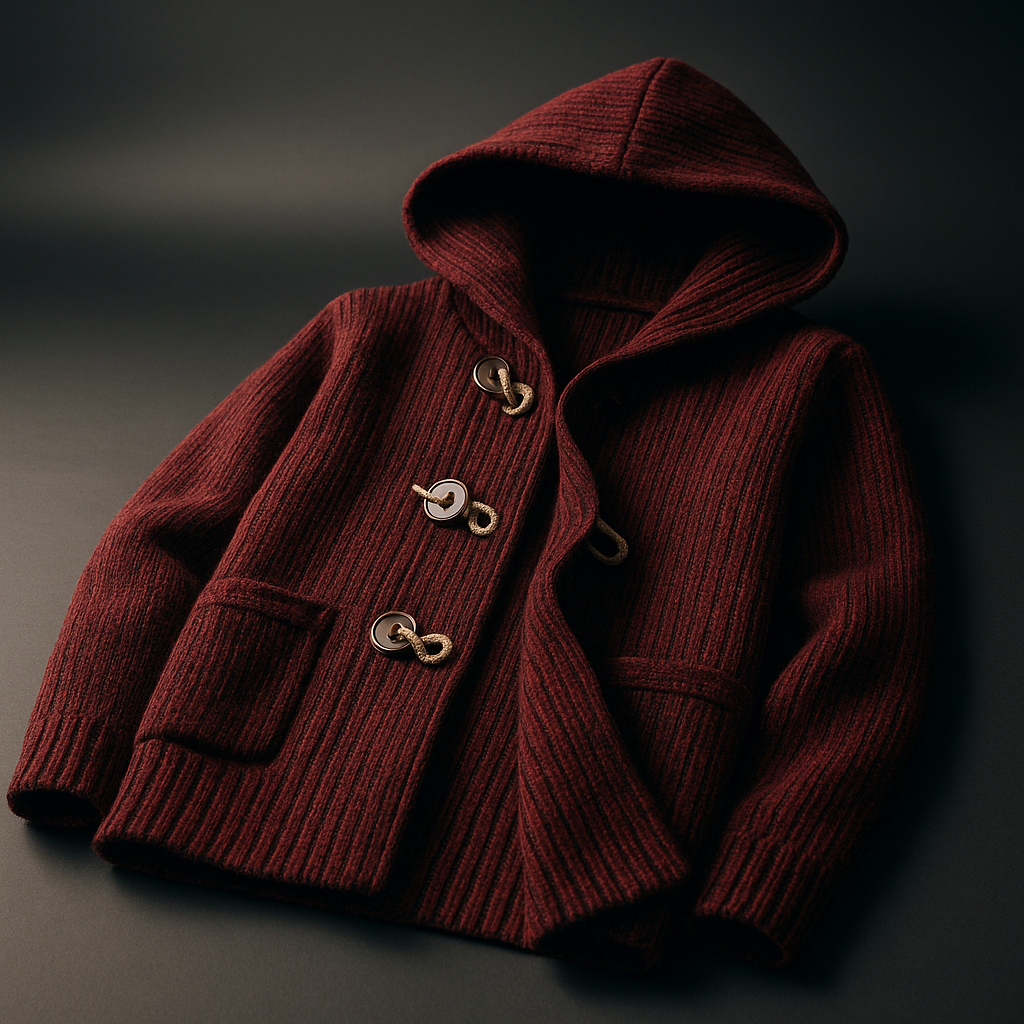 Lindon - Sudadera Con Capucha De Punto y Cierre Con Botones