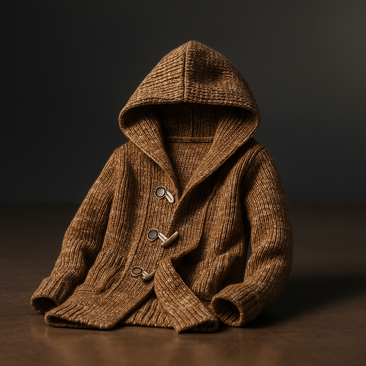 Lindon - Sudadera Con Capucha De Punto y Cierre Con Botones
