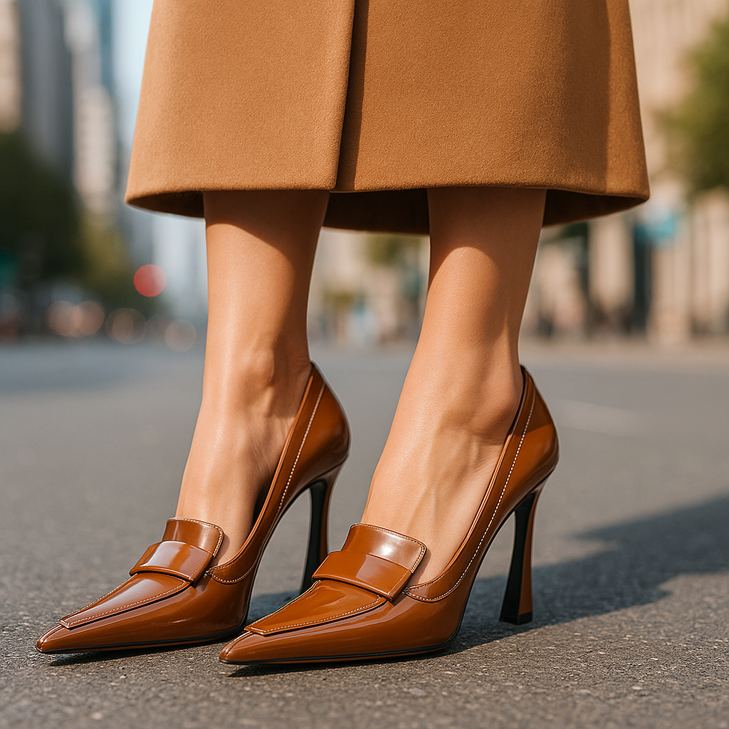 Nishadi - Zapatos De Tacón Alto Cómodos De Cuero
