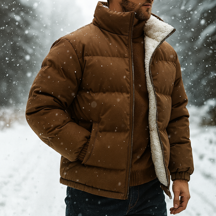 Predrag - Chaqueta Acolchada Sobredimensionado De Invierno