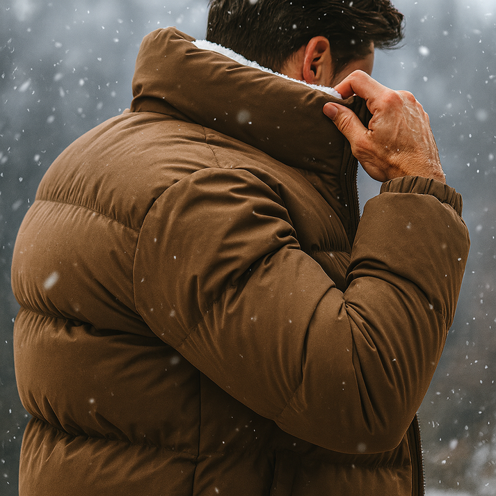 Predrag - Chaqueta Acolchada Sobredimensionado De Invierno