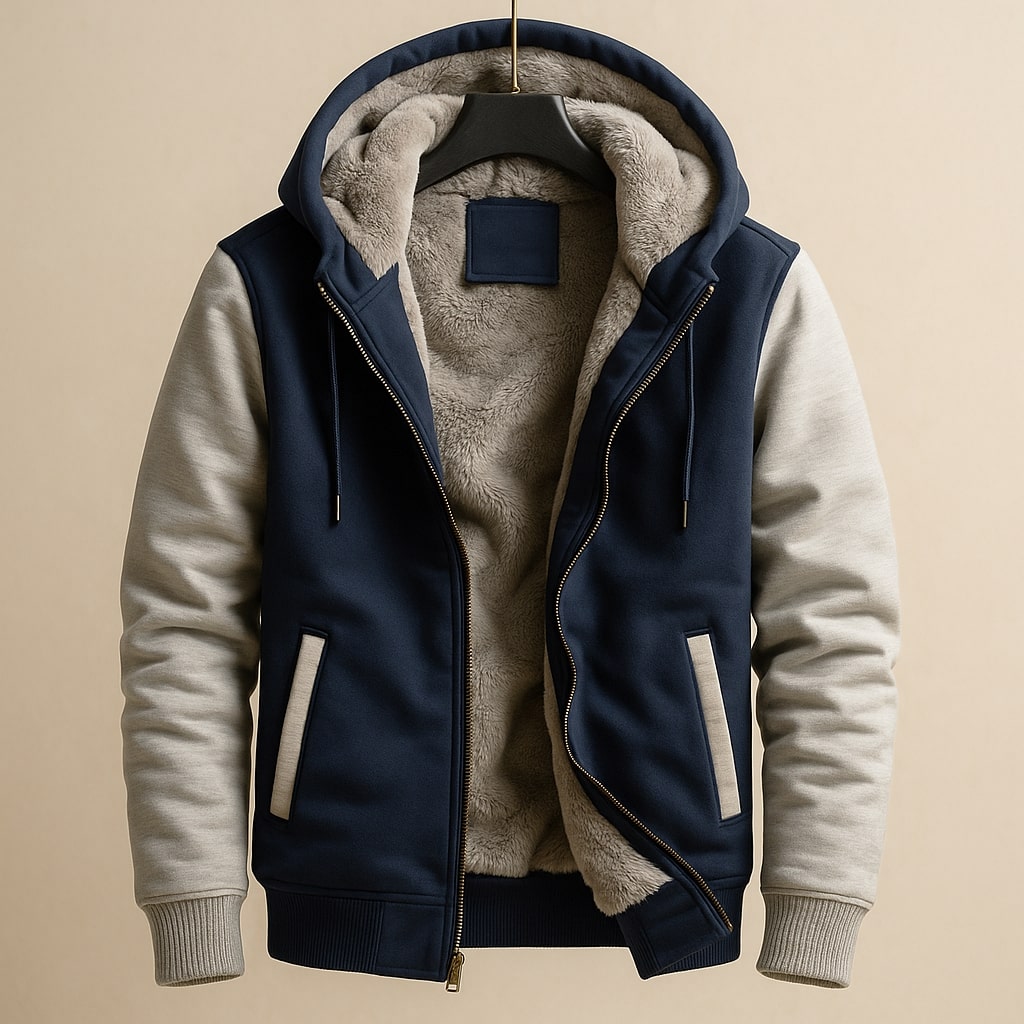 Roque - Chaqueta Con Capucha y Cremallera Estructurada