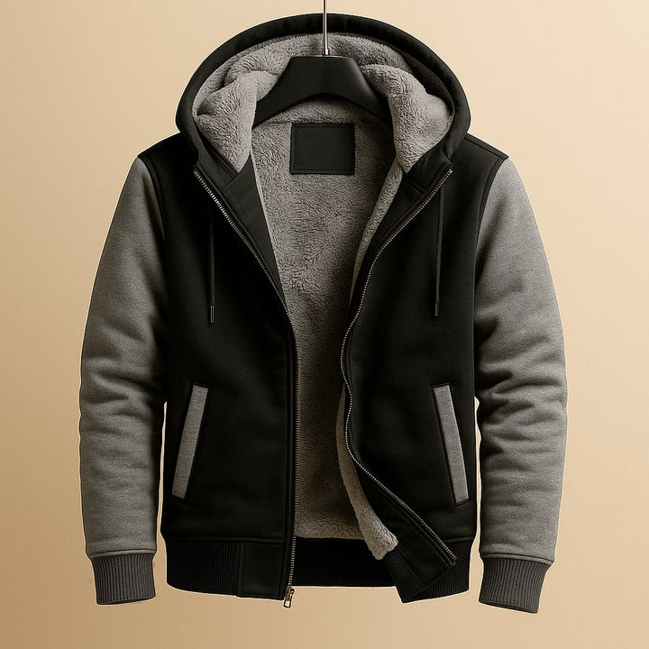 Roque - Chaqueta Con Capucha y Cremallera Estructurada