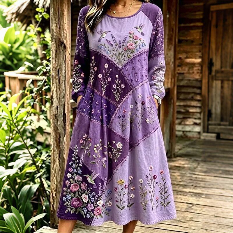 Voletta - Vestido Elegante Con Estampado Floral