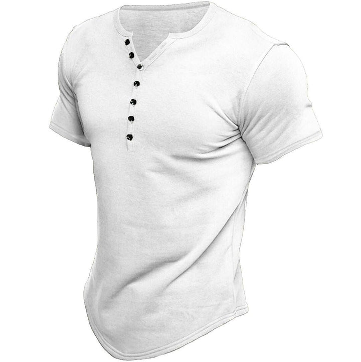 Roberto - Camiseta Casual de Manga Corta
