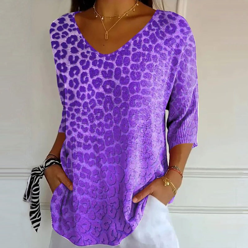 Liliam - Camiseta Informal De Estilo Vintage