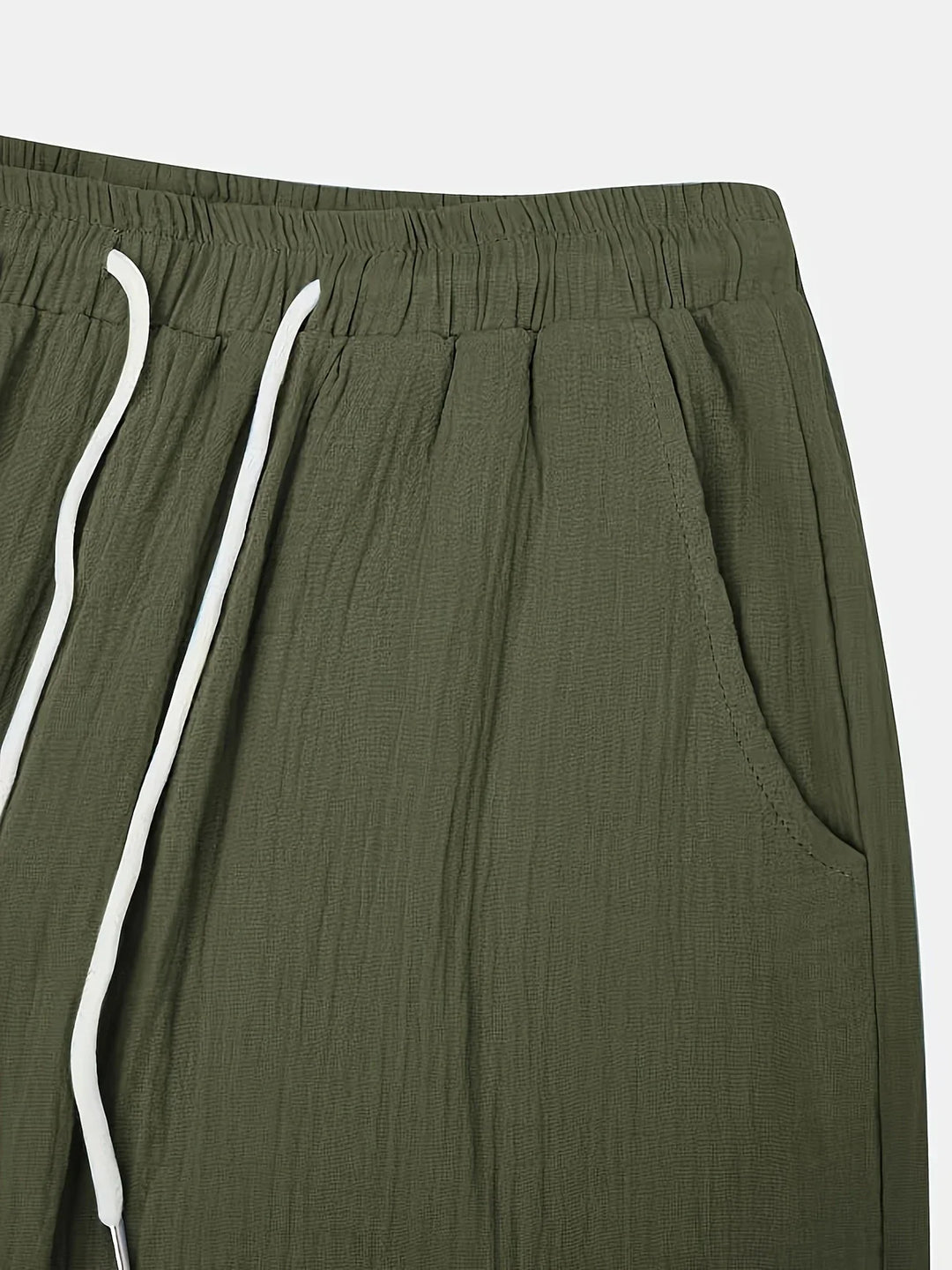 Bancroft - Elegantes Pantalones Cortos Holgados Con Bolsillos