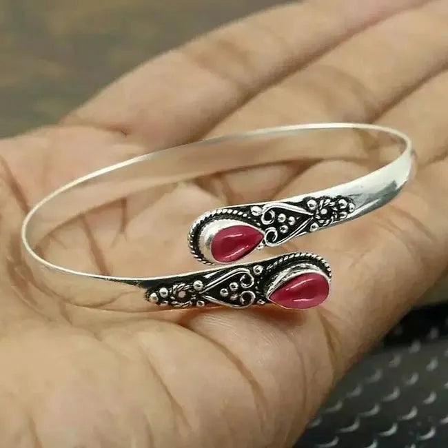 Rovik - Pulsera Vintage De Plata