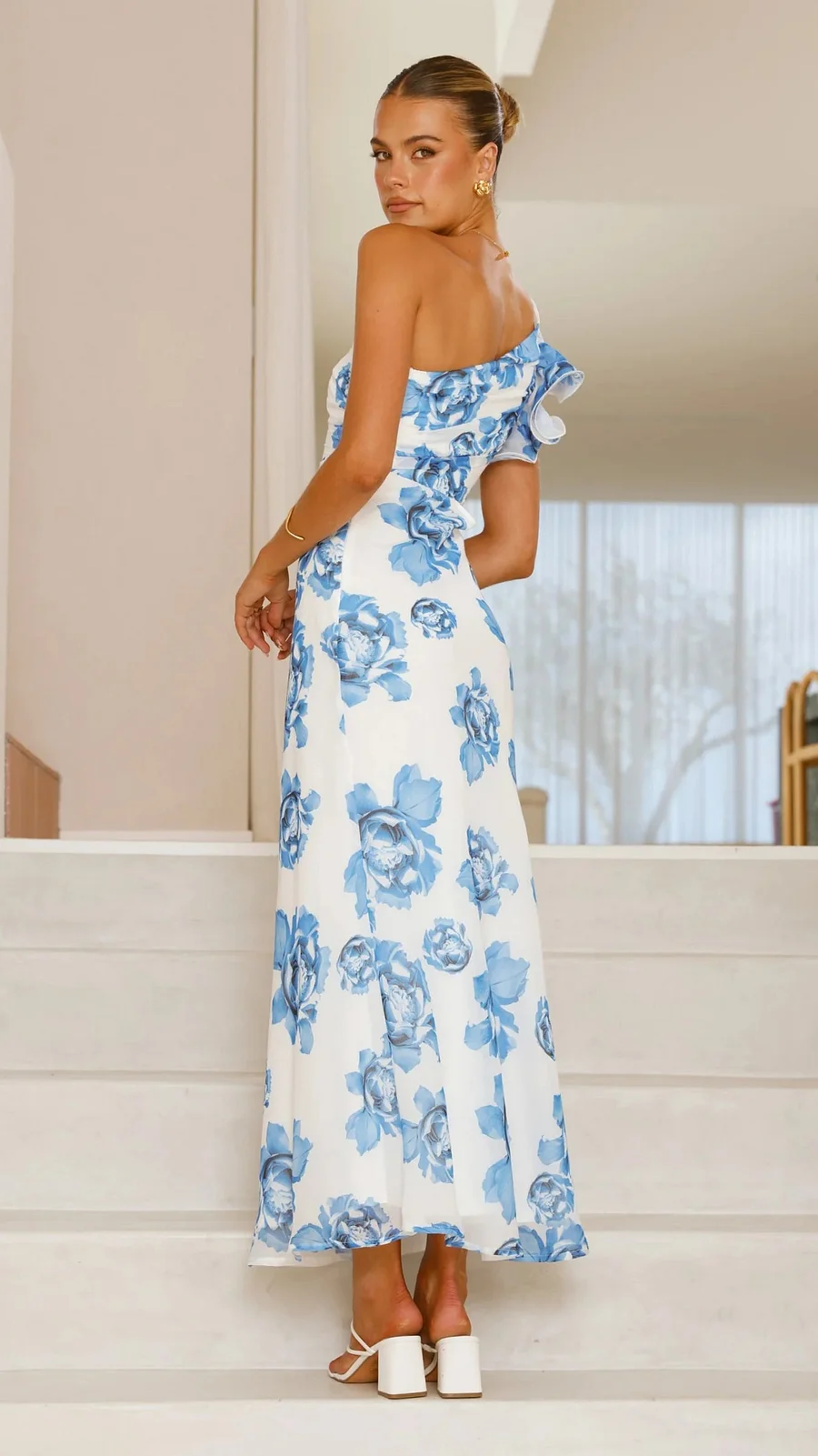 Dorothy - Vestido Largo Sin Mangas Con Diseño Floral