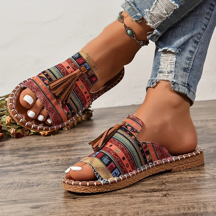 Leena - Sandalias Ortopédicas Planas y Cómodas