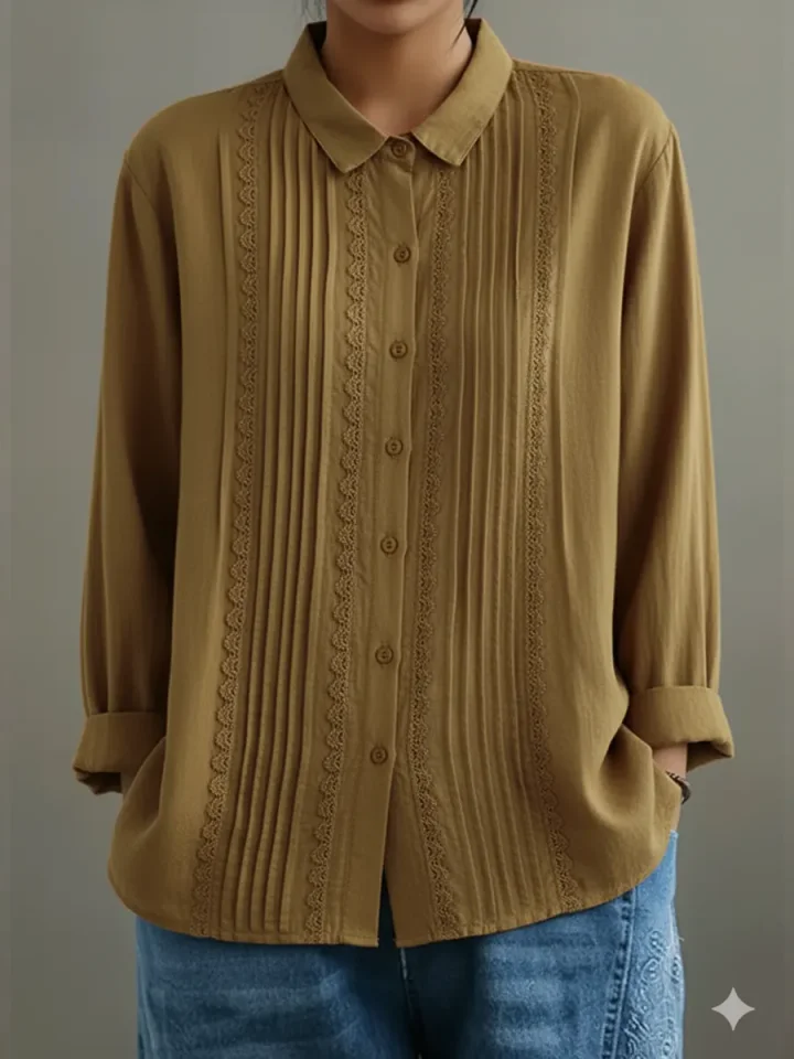 Tzurya - Elegante Blusa de Patchwork