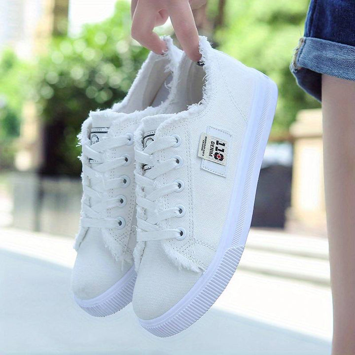 Oshenya - Zapatos Informales de Punta Redonda Con Suela Plana