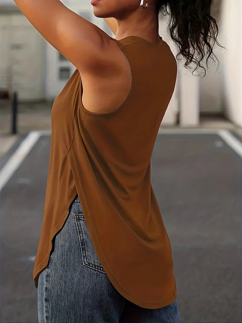 Desirae - Camisa Sin Mangas Transpirable