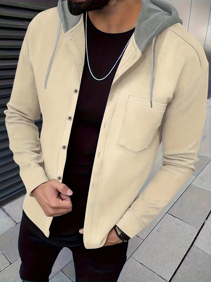Johnathan - Chaqueta Informal Con Capucha y Bolsillo
