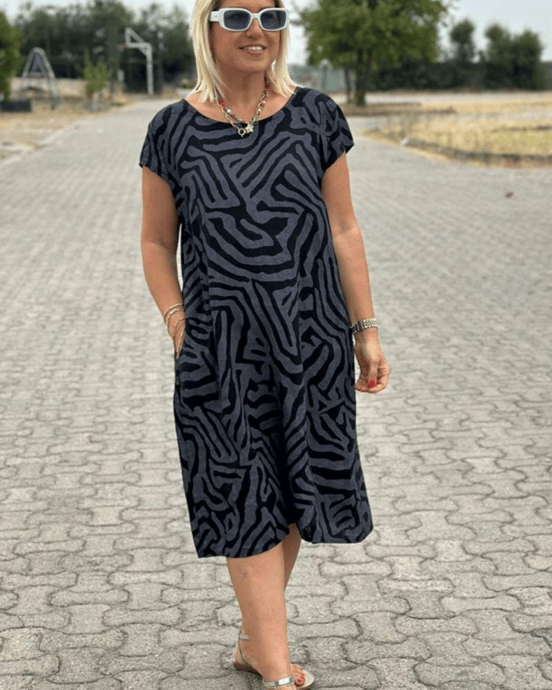 Lorenza - Vestido De Algodón De Inspiración Vintage