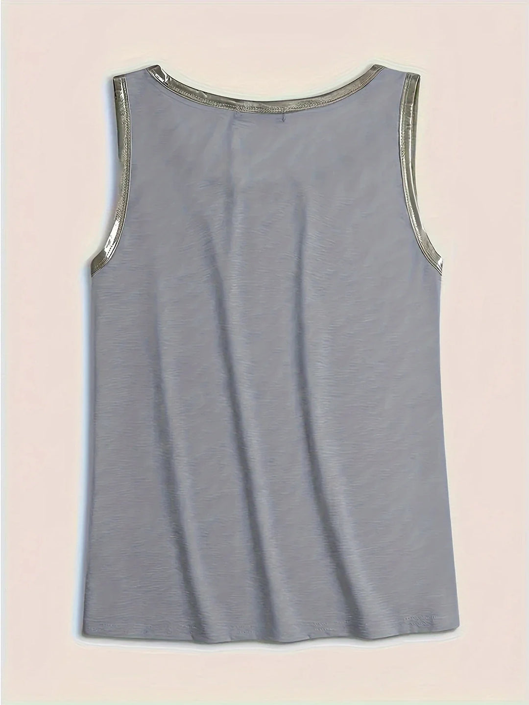 Ayuso - Sin Mangas Camiseta Sin Mangas Con Cuello Redondo