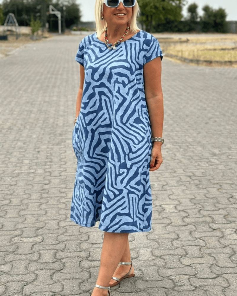 Lorenza - Vestido De Algodón De Inspiración Vintage
