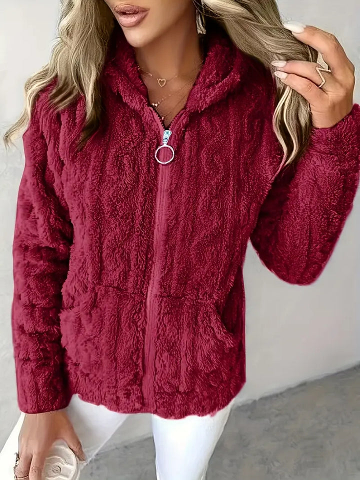 Ganka - Sudadera Con Capucha y Cremallera De Manga Larga