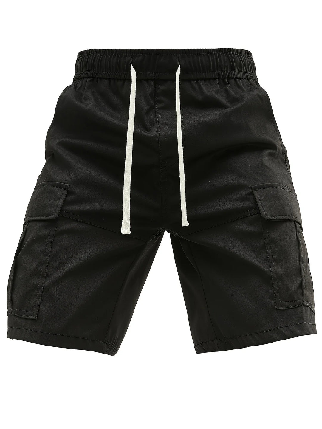 Lewand - Pantalones Cortos Cargo Elegantes y Holgados Con Bolsillo Lateral