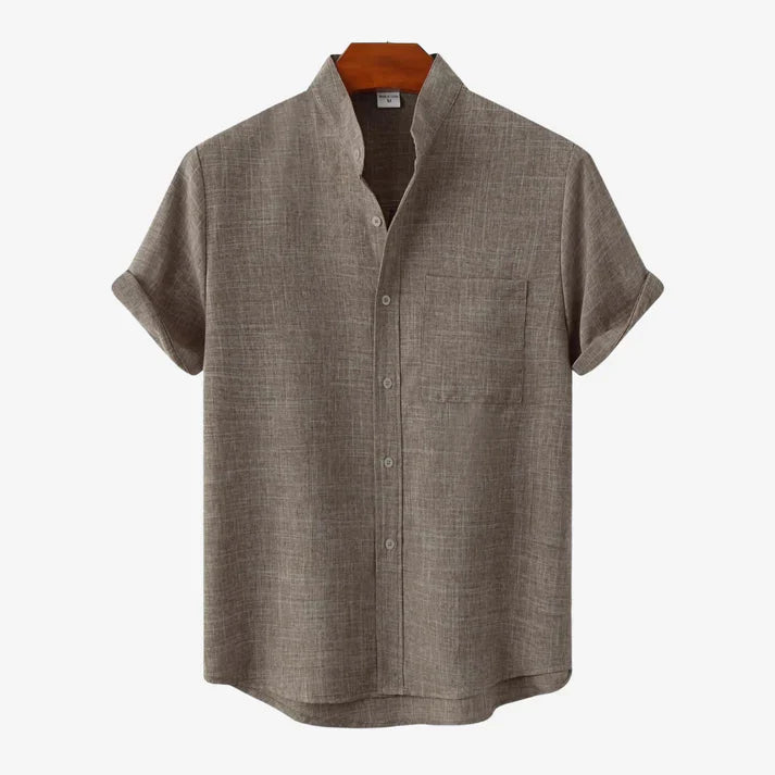 Gerardo - Camisa De Lino De Manga Corta