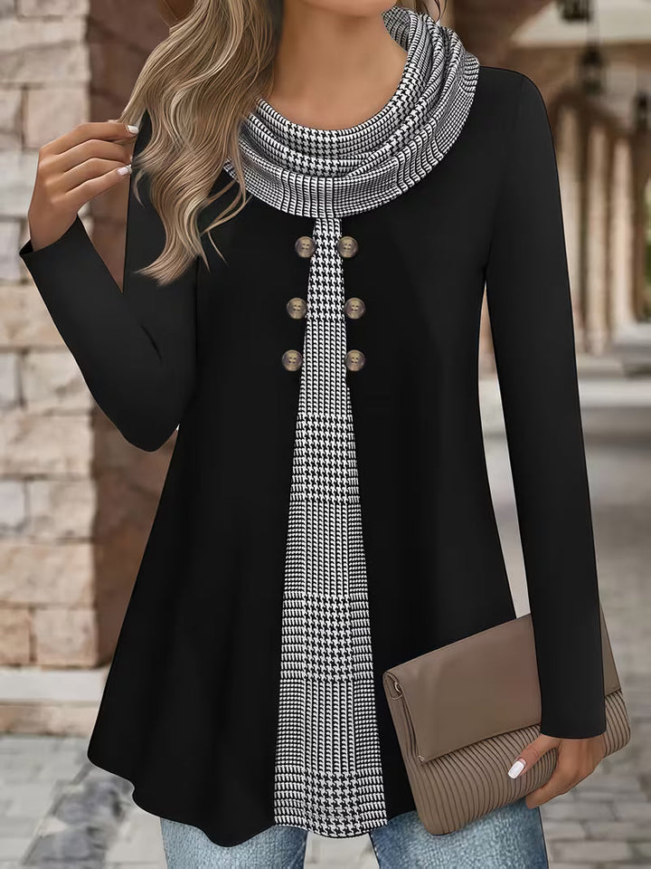 Sahar - Camiseta Con Cuello Con Volantes