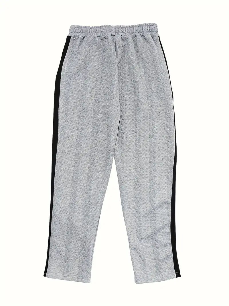 Jonass - Pantalones Anchos De Punto Con Botones Laterales