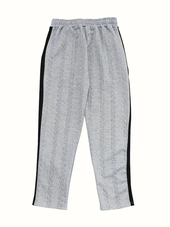 Jonass - Pantalones Anchos De Punto Con Botones Laterales