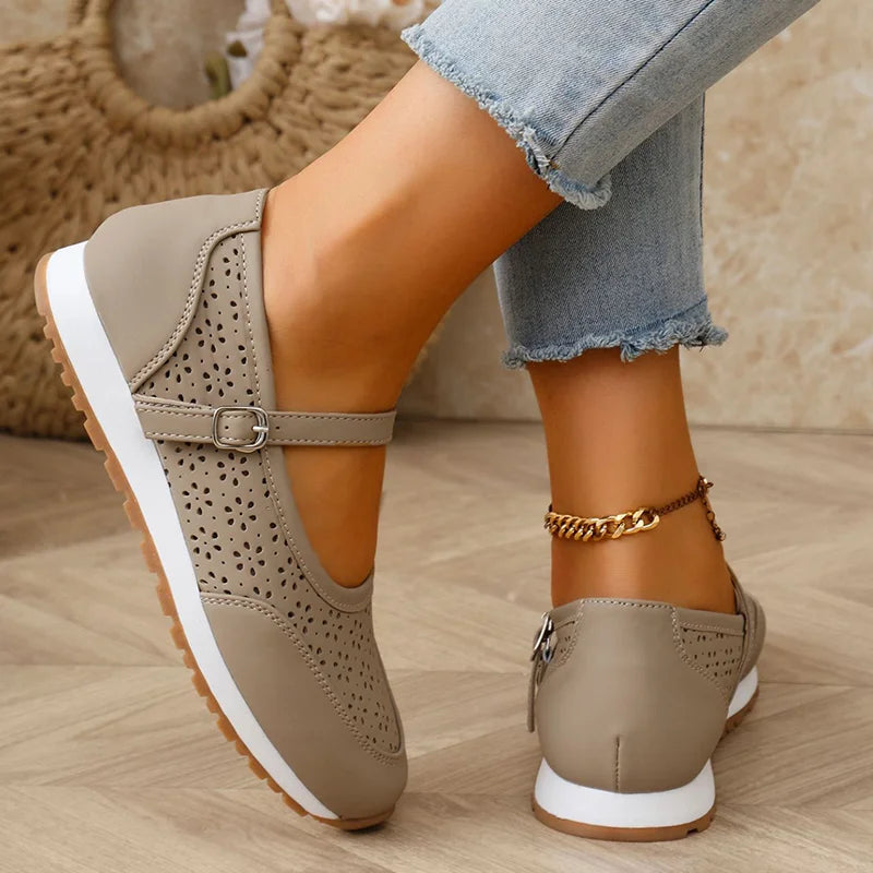 Jewell - Zapatos Ortopédicos Transpirables De Cuero