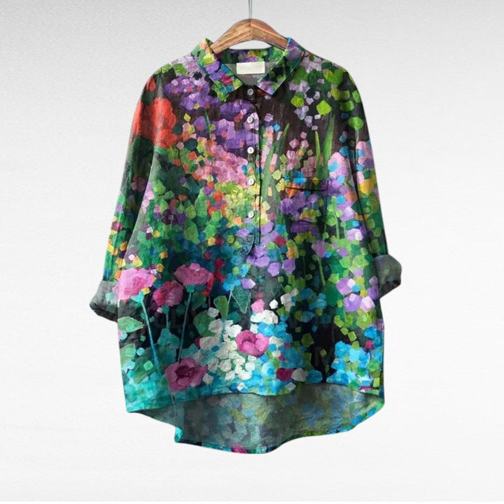 Shania - Blusa Oversize De Manga Larga