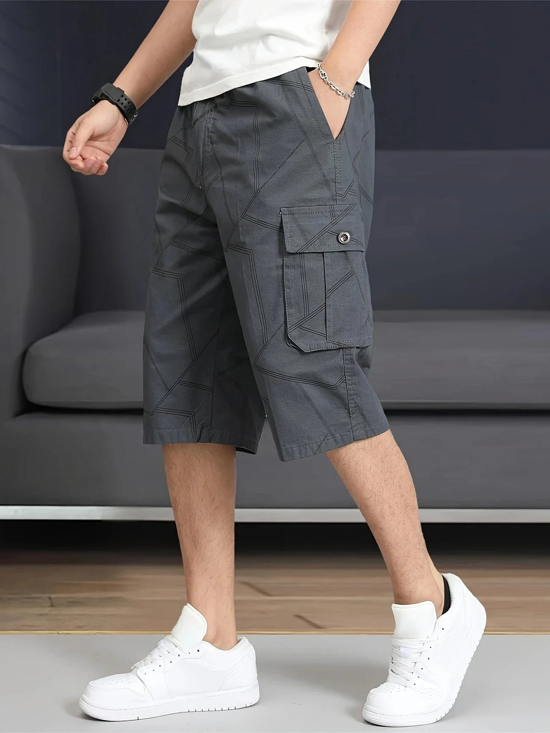 Hazlewood - Pantalones Cortos Carga Informales Para Verano