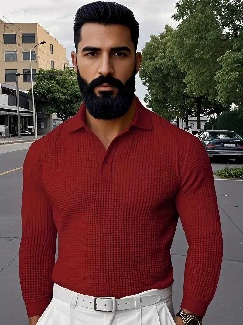 Ellsworth - Camisa De Manga Larga Con Cuello