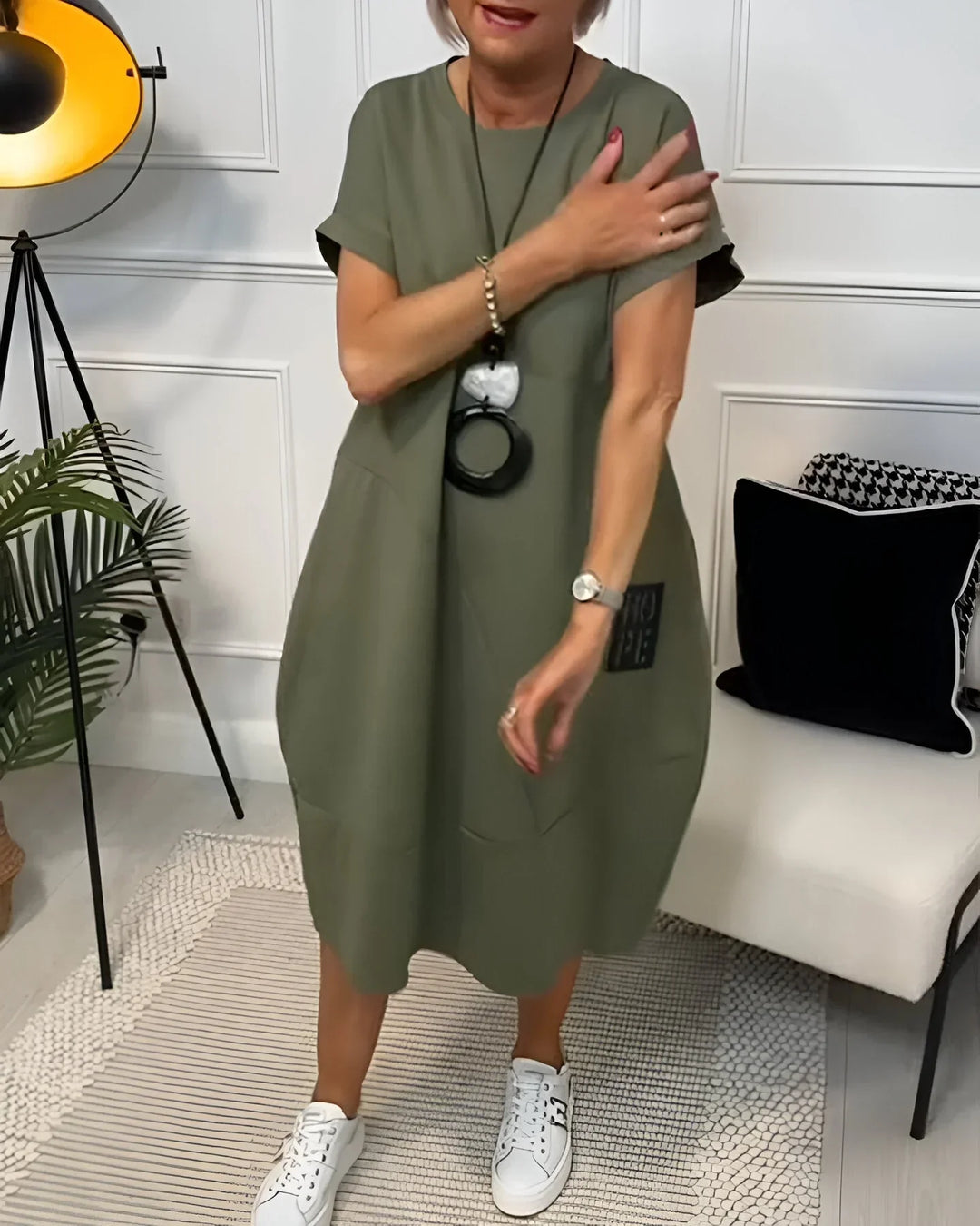 Jocelyn  - Vestido Informal y Cómodo Con Bolsillos