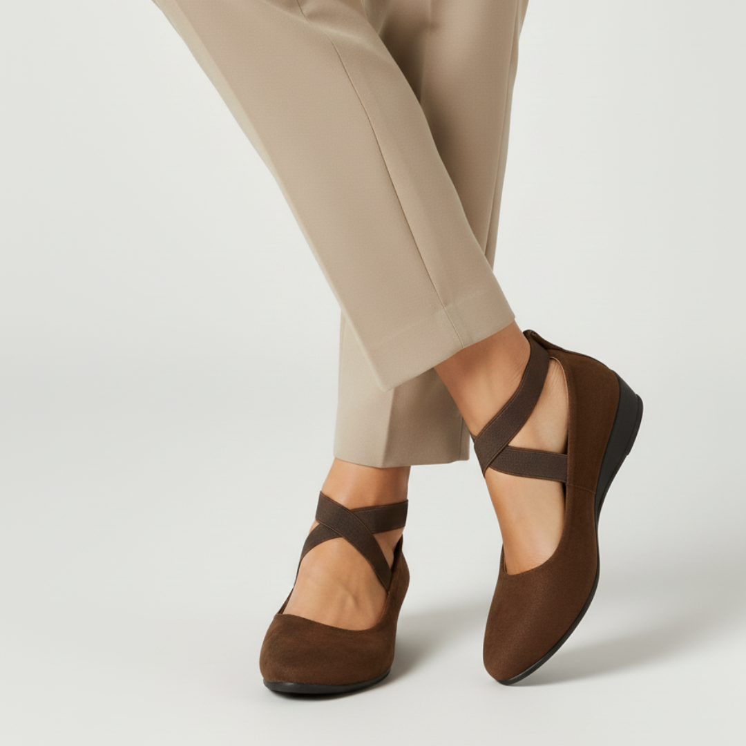 Dalida – Zapatos Ortopédicos Con Correas Cruzadas