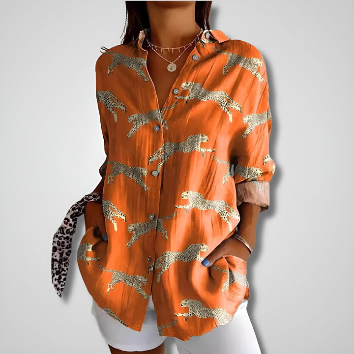 Shalom - Elegante Blusa De Manga Larga
