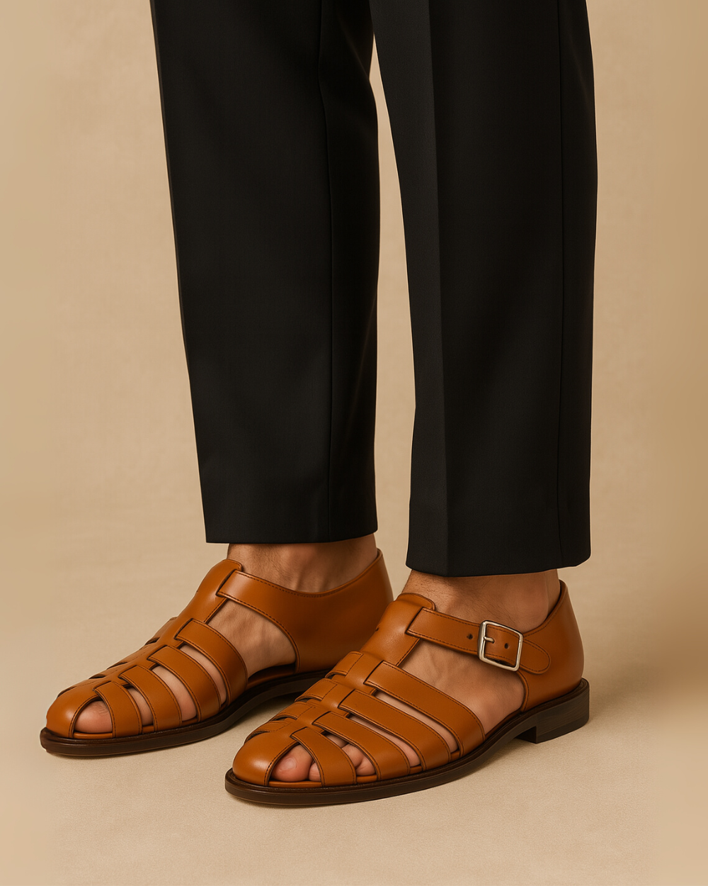 Swen - Cuero Antideslizantes Zapatos