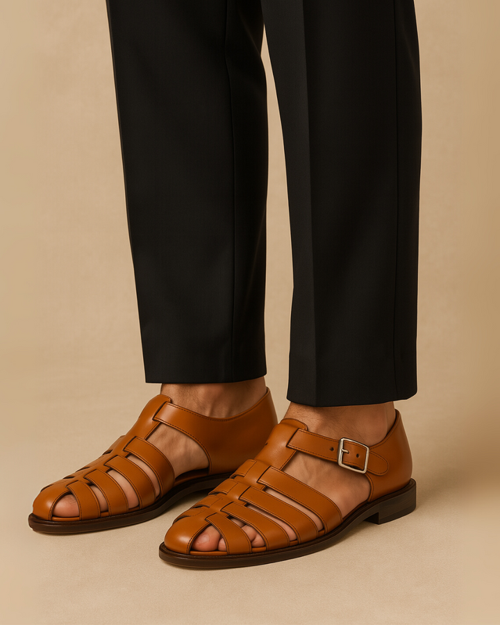 Swen - Cuero Antideslizantes Zapatos