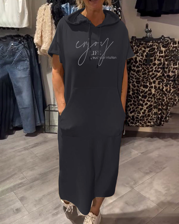 Nadia - Vestido Elegante Con Capucha