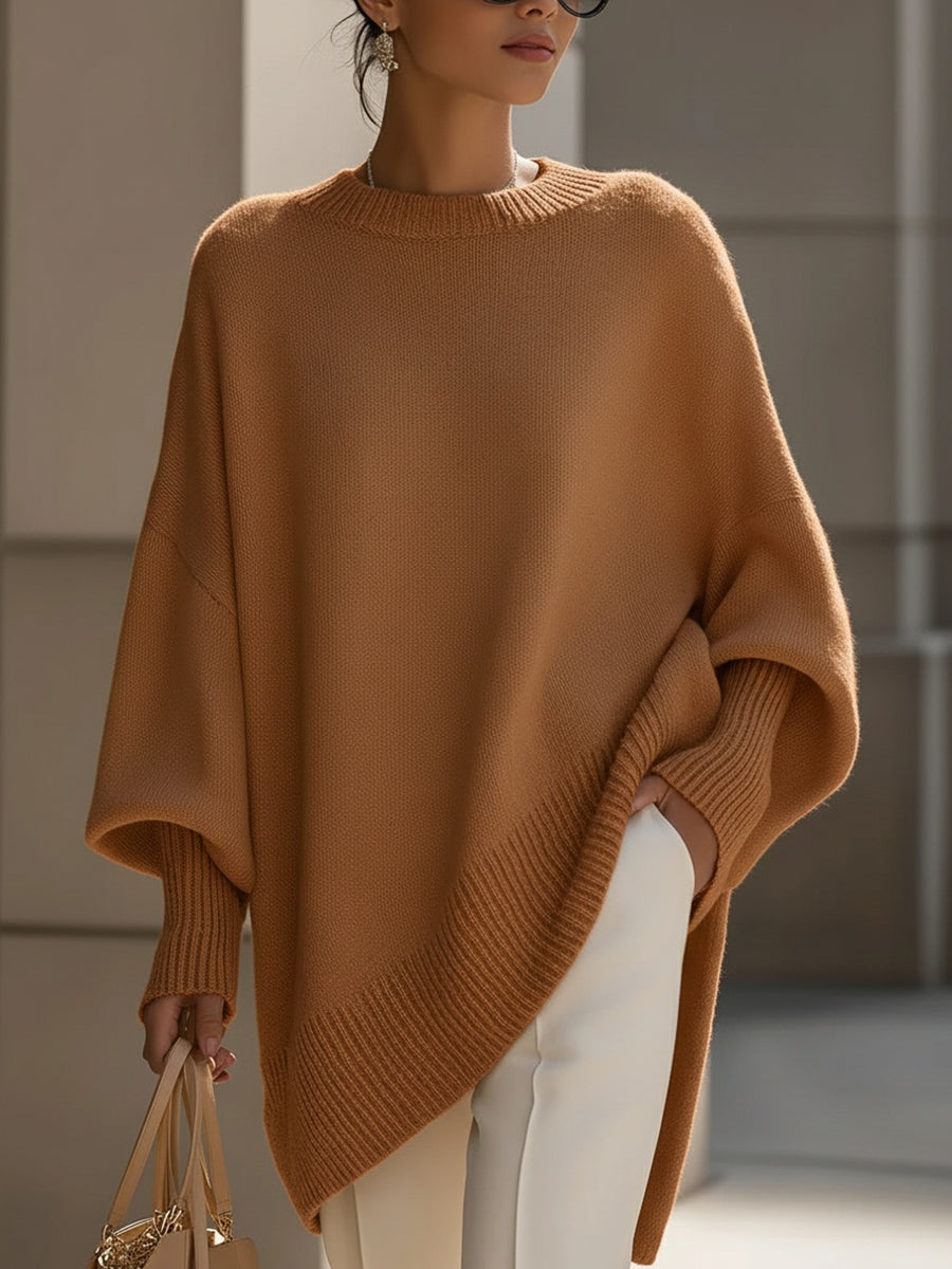Phobe – Jersey De Punto Asimétrico Oversize