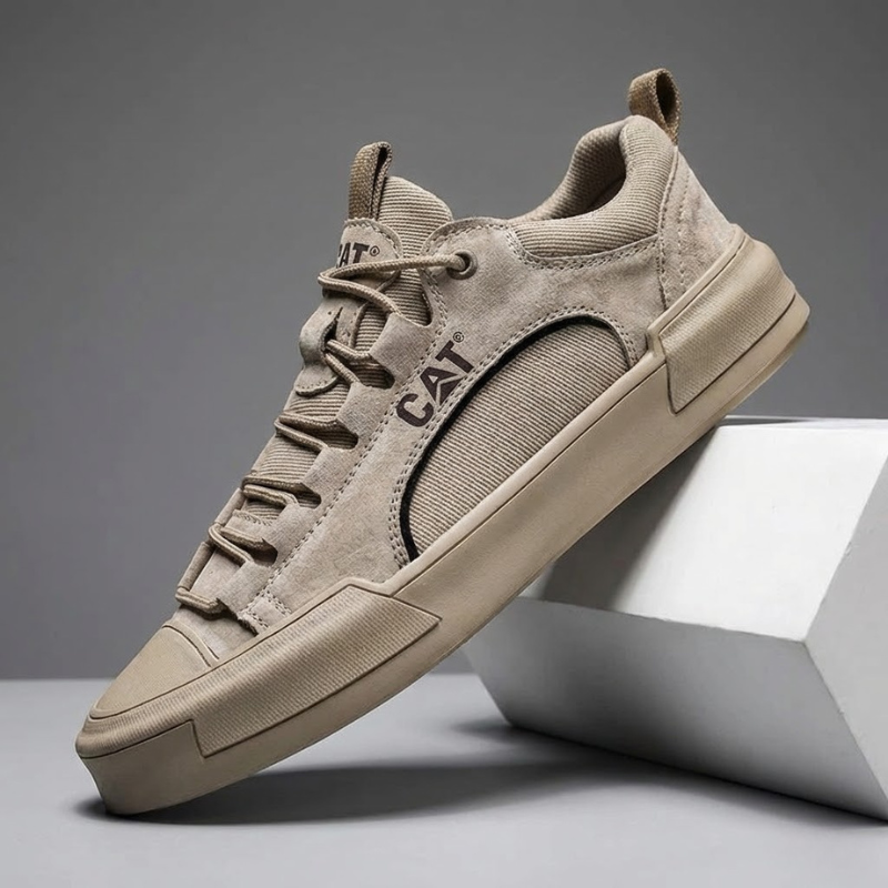 Atherton - Zapatillas Deportivas Informales de Ante Con Cordones