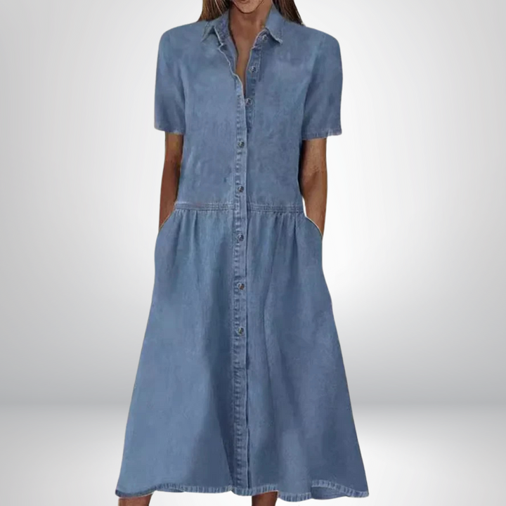 Aniela - Vestido Vaquero Elegante