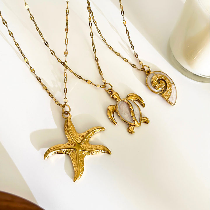 Eylin - Conjunto de Colgante Golden Tide