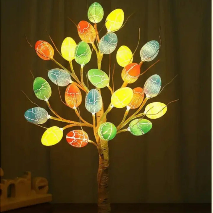 SpringAura - Árbol de Pascua Con luces LED de Colores Para Una Decoración Festiva del Hogar