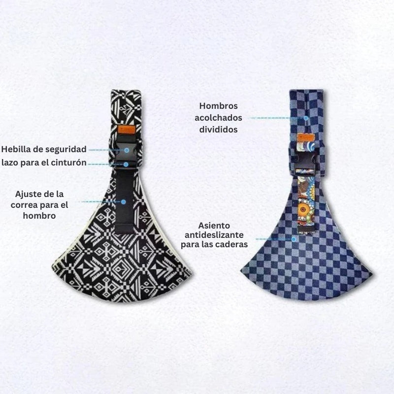 BabyBloom - Portabebés Ajustable Con Ssiento Para La Cadera
