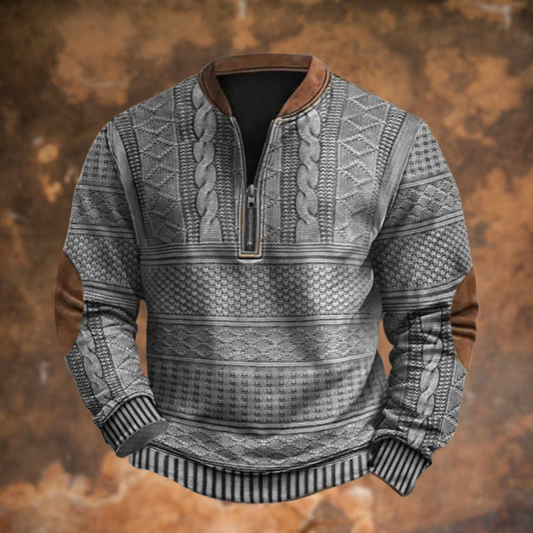 Tom - Elegante Jersey De Manga Larga Con Cremallera